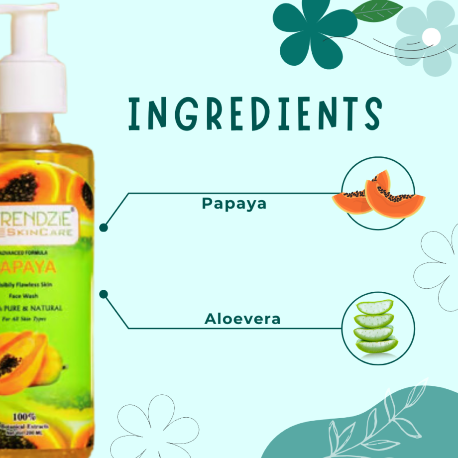 Papaya Face Wash For Visibly Flawless Skin - Image 2