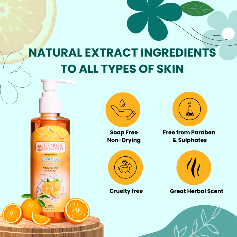 Orange Face Wash For Visibly Flawless Skin - Image 4