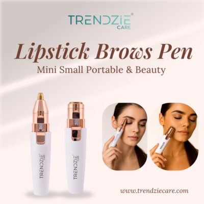2-in-1 Eyebrow & Facial Hair Remover – USB Rechargeable (1 Pc)