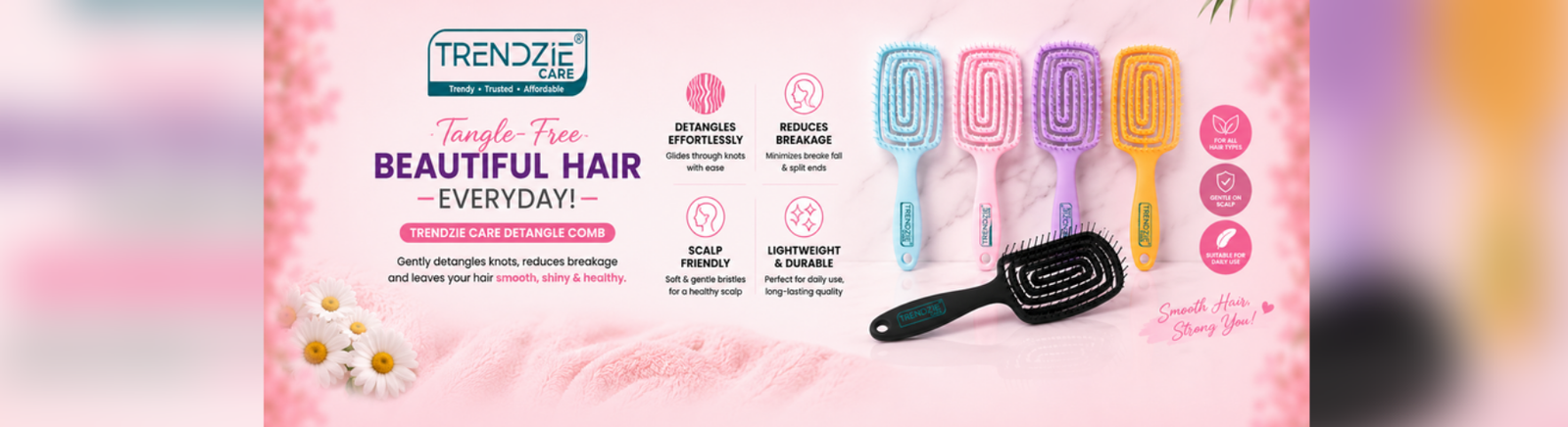 trendzie care detangle comb trendzie care detangle comb