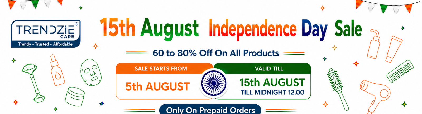 trendzie care independance day sale... trendzie care independance day sale...