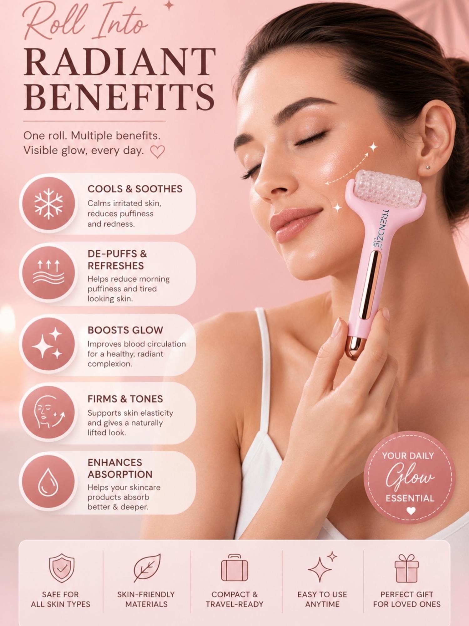 premium ice roller for face & skin care premium ice roller for face & skin care
