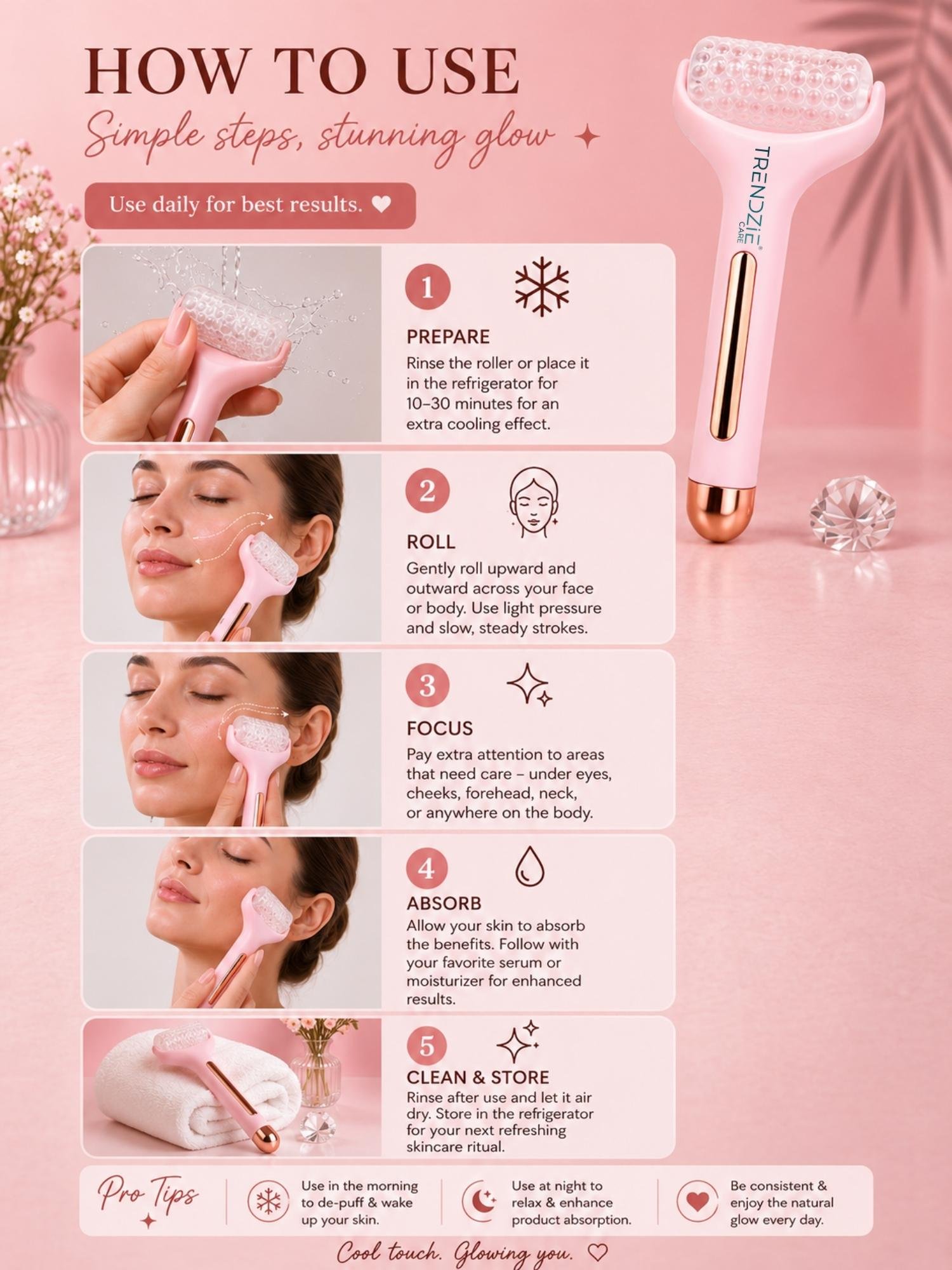 premium ice roller for face & skin care premium ice roller for face & skin care