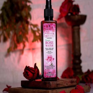 premium rose water for facial, toner, mist makeup remover 200 ml
