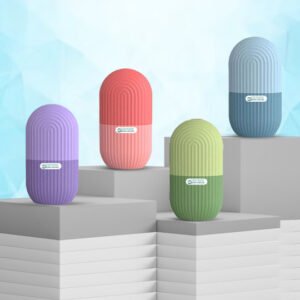 trendzie skin care silicone ice roller for face neck body & puffy eyes & acne