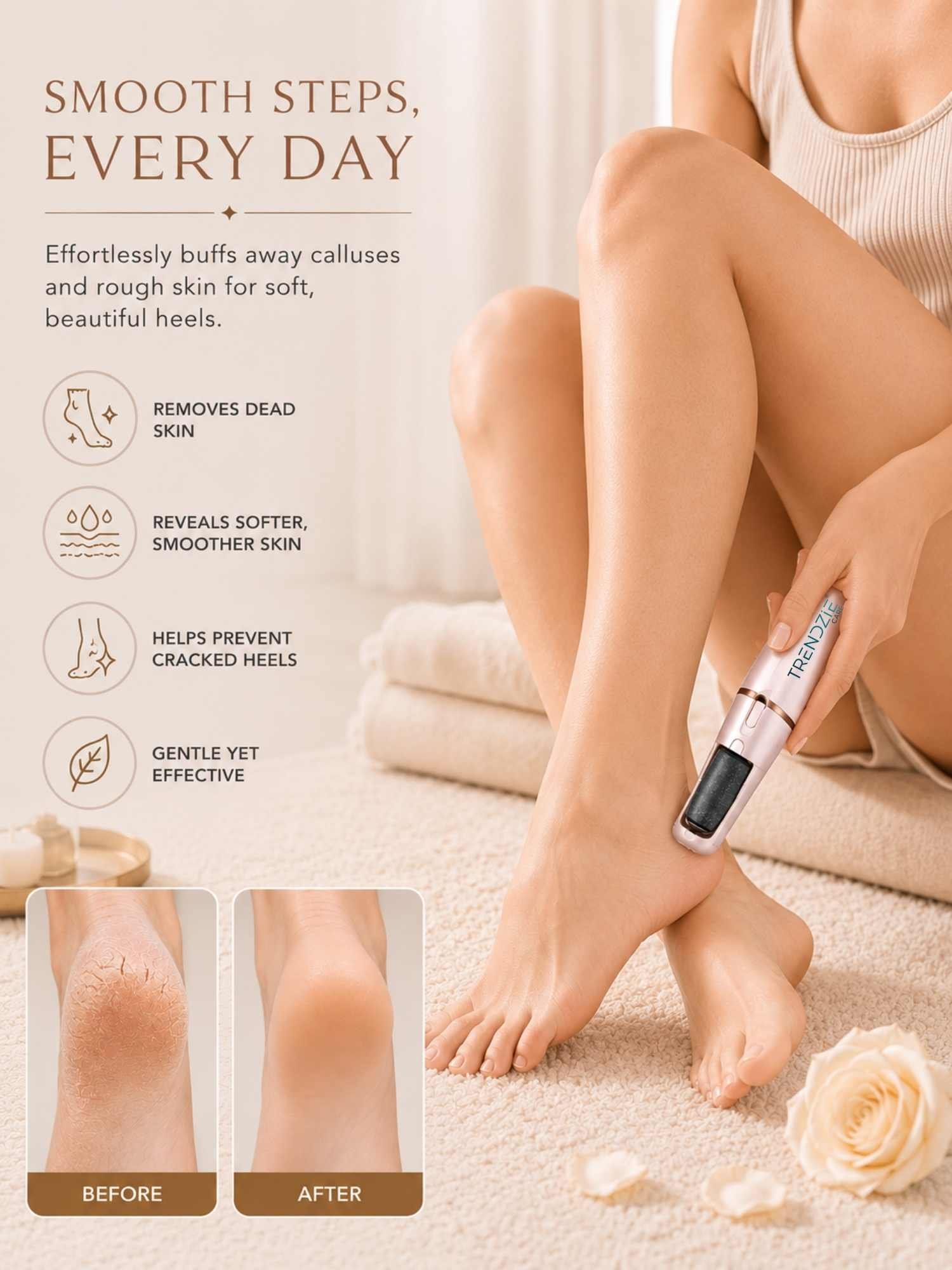 trendzie skin care professional electric feet callus remover i dead skin filer i portable rechargeable pedicure tools for men & women trendzie skin care professional electric feet callus remover i dead skin filer i portable rechargeable pedicure tools for men & women