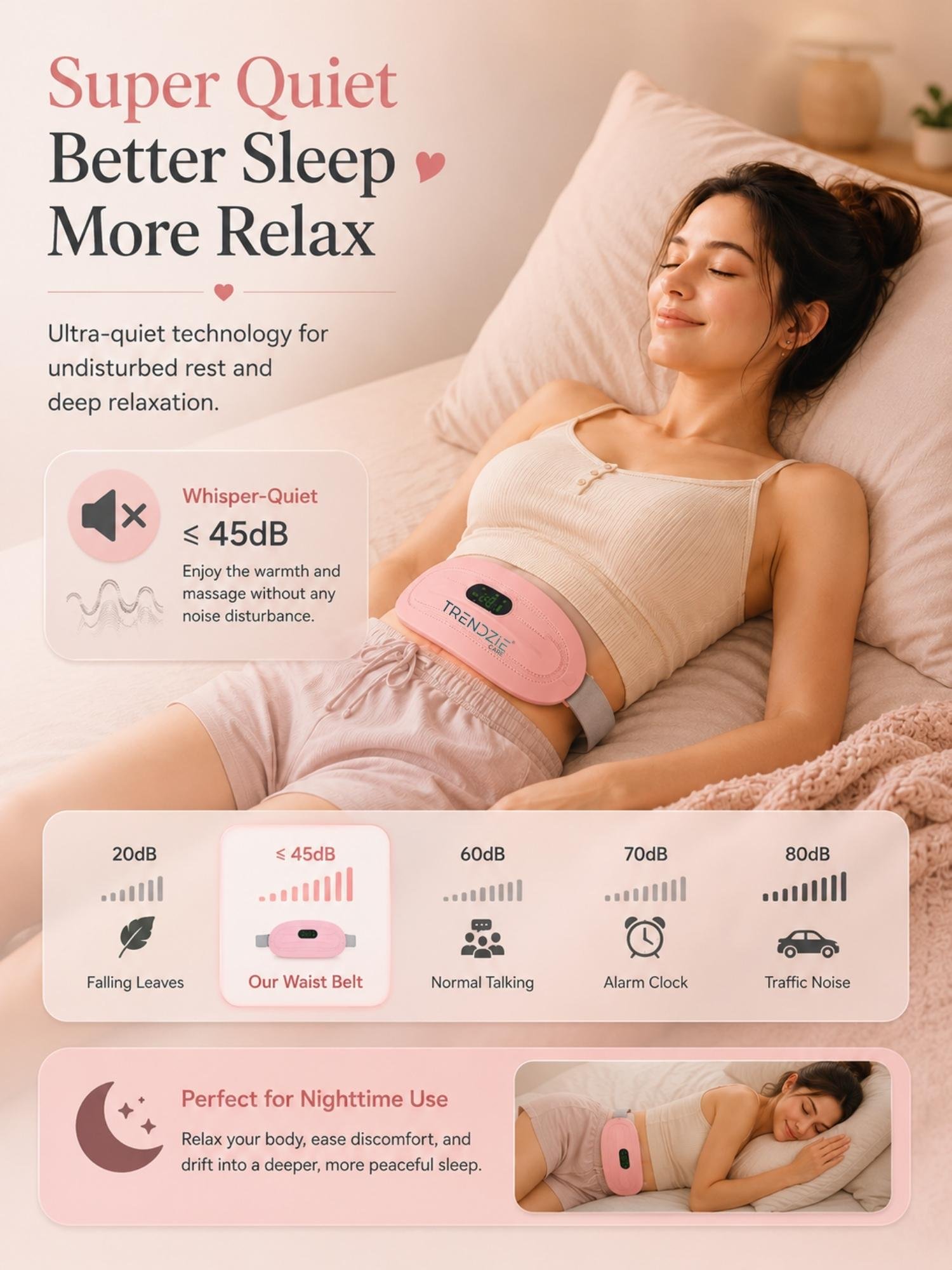period cramp relief heating belt with massage period cramp relief heating belt with massage