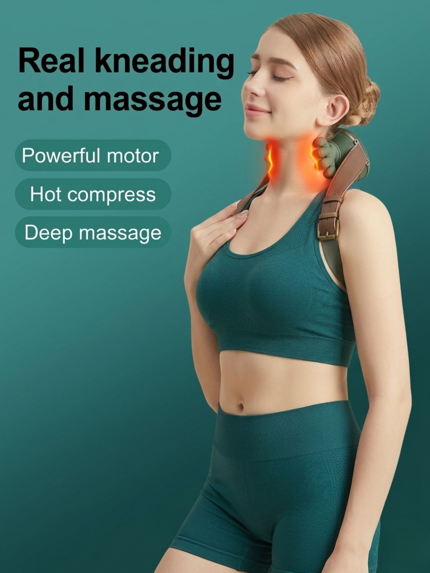 shoulder, neck & body massager with heat shoulder, neck & body massager with heat