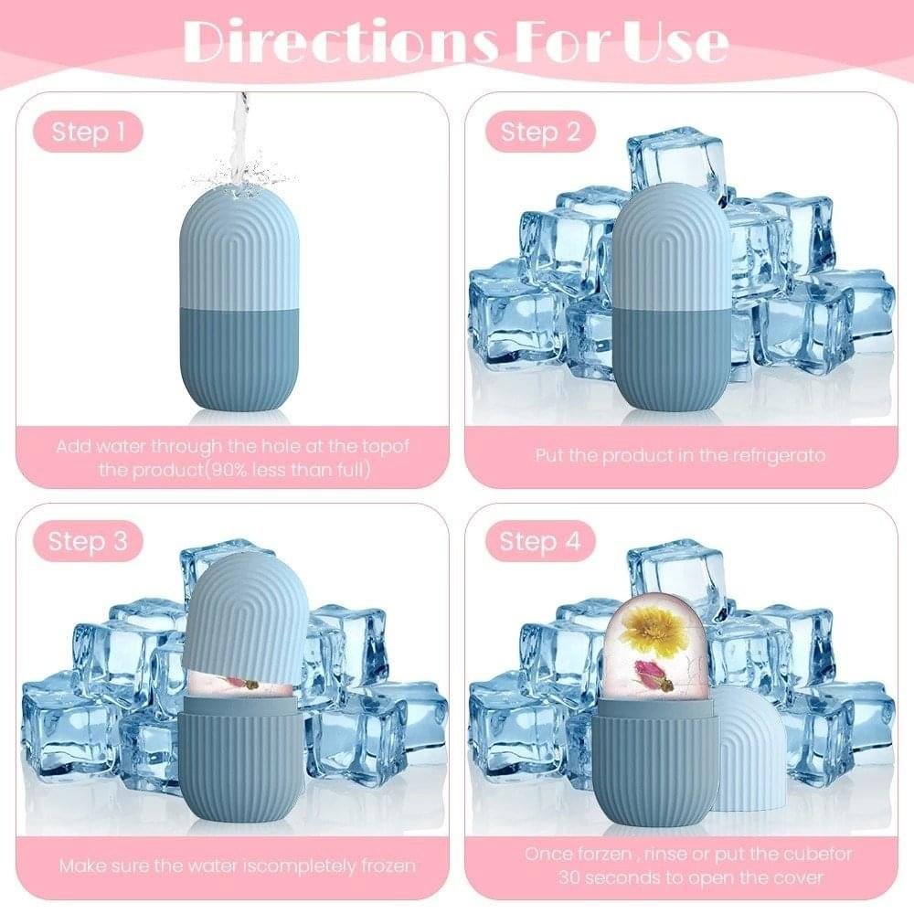 Ice Roller – Reusable Facial Tool for Radiant, Tightened Skin (Assorted Colors) - Image 7