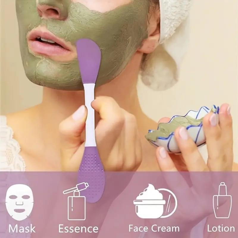 Silicone Face Mask Applicator & Facial Massager (Assorted Color) - Image 6