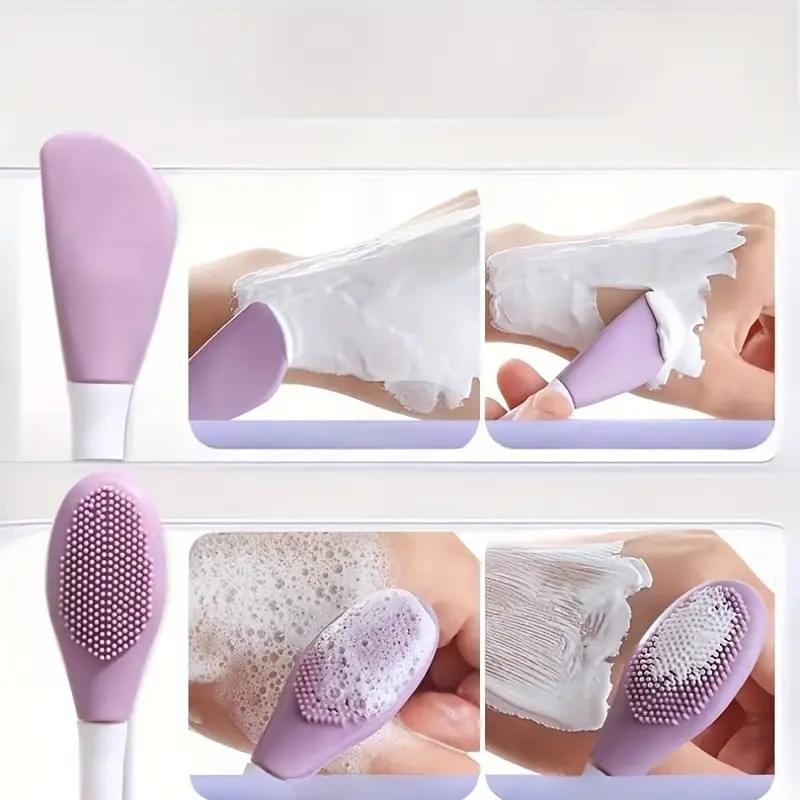 Silicone Face Mask Applicator & Facial Massager (Assorted Color) - Image 4