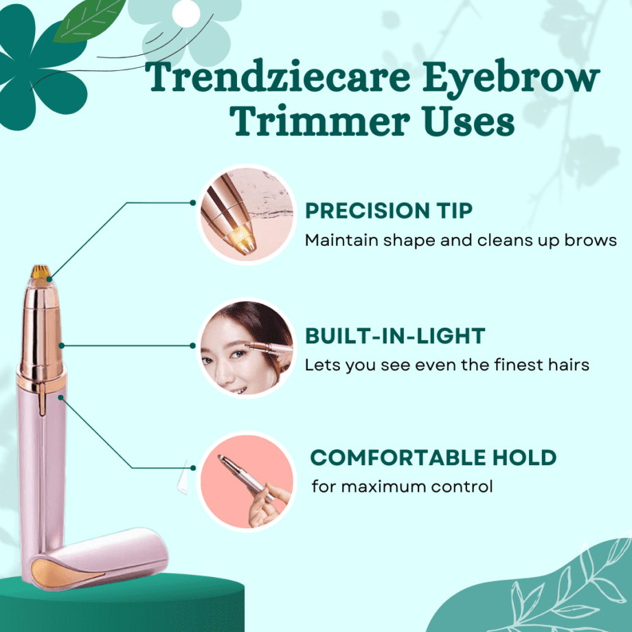 Hair Removing Portable Trimmer for For Nose, Ear & Eyebrow (Assorted Color) - Image 2