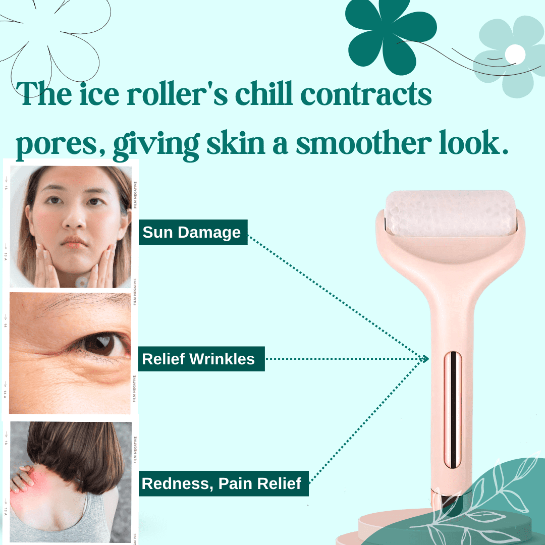 Ice Roller for Face & Eye Puffiness - Facial Massager (Assorted Colors) - Image 2