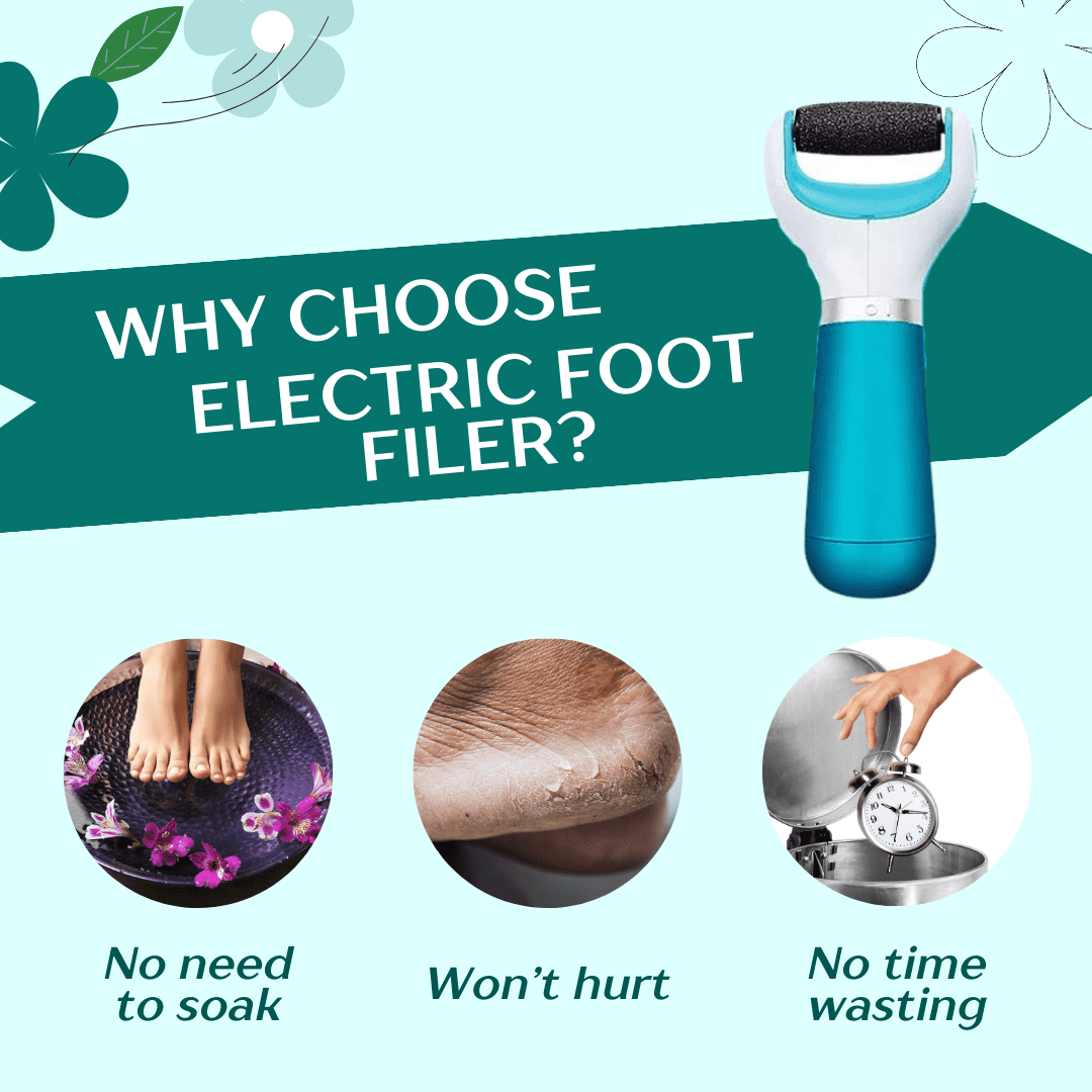 Electric Foot Filer & Callus Remover (Assorted Color) - Image 4