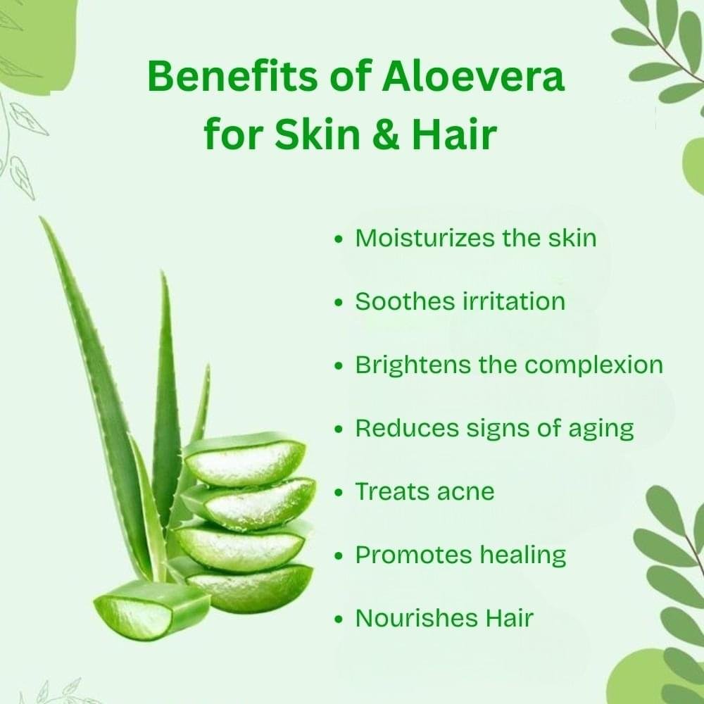 Aloe Vera Gel Multipurpose (For Skin & Hair) - Image 4