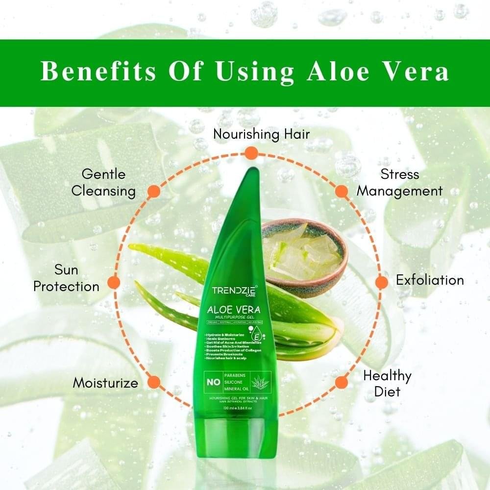 Aloe Vera Gel Multipurpose (For Skin & Hair) - Image 2